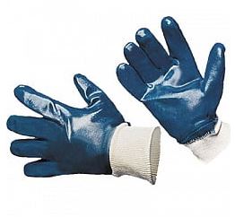 Перчатки нитриловые полное покрытие Люкс (манжета-резинка) (Центр СИЗ)/ПЕР432