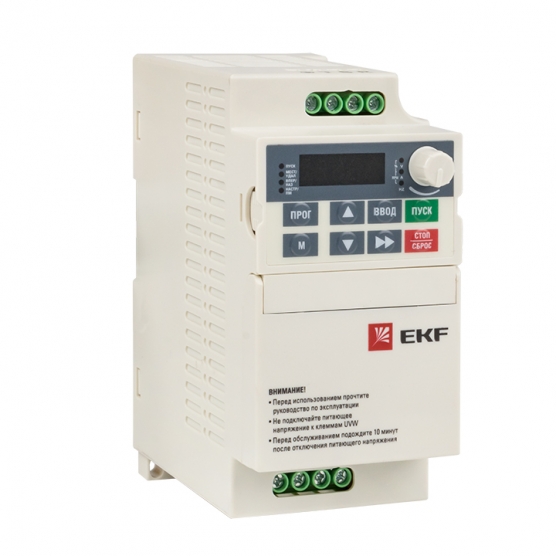Преобразователь частоты 0,75 кВт 1х230В VECTOR-80 EKF Basic/VT80-0R7-1