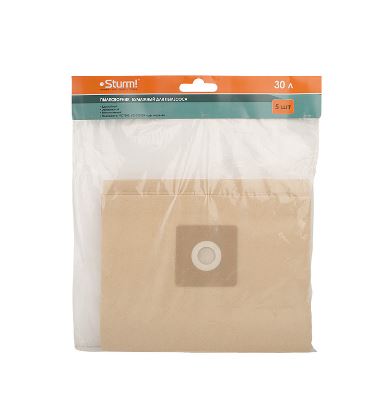 Бумажные мешки для пылесосов Sturm VC7203-885 ( 30л; 5шт/уп)