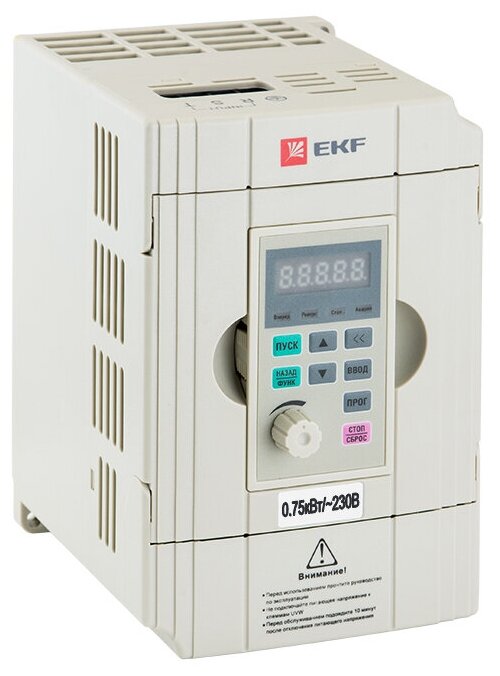 Преобразователь частоты 0,75/1,5кВт 1х230В VECTOR-100 EKF PROxima /VT100-0R7-1B