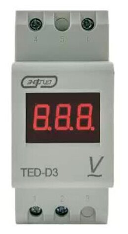 Вольтметр TED-D3 АС на дин-рей цифр ЭнерЕ1302-0005
